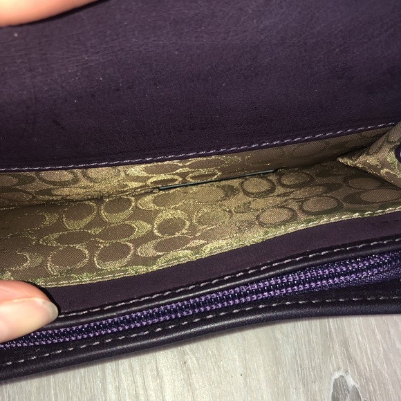 NWOT COACH Vintage Genuine Leatherware Medium Wallet Billfold, Chocolate Brown - Picture 11 of 16